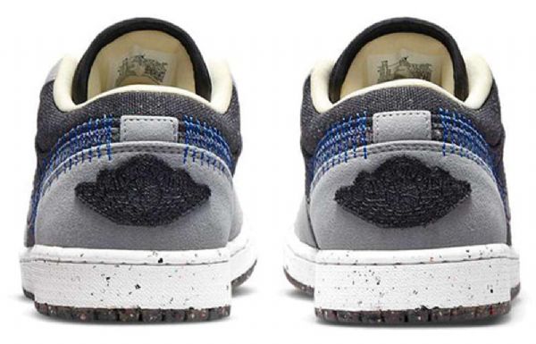 Nike Air Jordan 1 Low Tops Retro Basketball Sko Til Mænd Grå