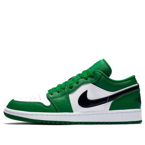 Nike Air Jordan 1 Low Tops Retro Basketball Sko Til Mænd Grøn