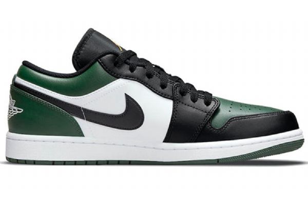 Nike Air Jordan 1 Low Tops Retro Basketball Sko Til Mænd Grøn