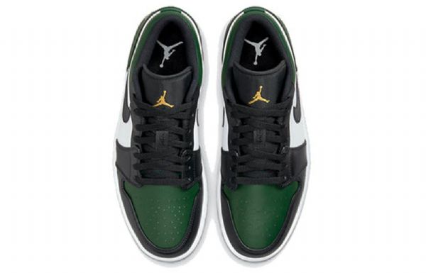 Nike Air Jordan 1 Low Tops Retro Basketball Sko Til Mænd Grøn