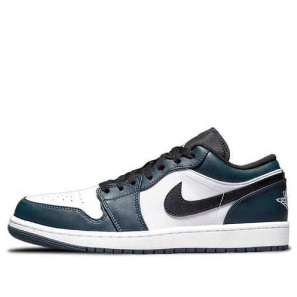 Nike Air Jordan 1 Low Tops Retro Basketball Sko Til Mænd Grøn Mørk