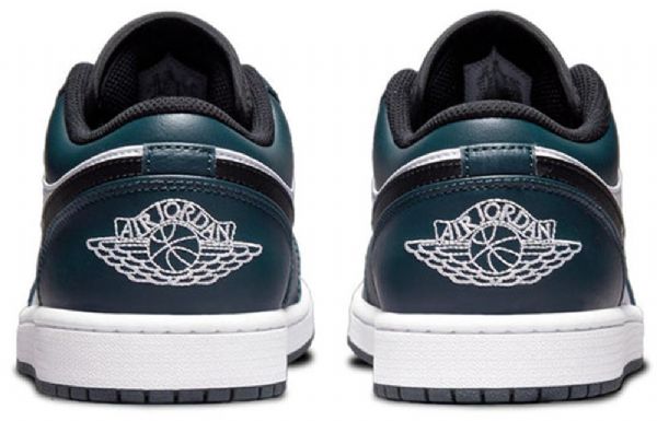 Nike Air Jordan 1 Low Tops Retro Basketball Sko Til Mænd Grøn Mørk