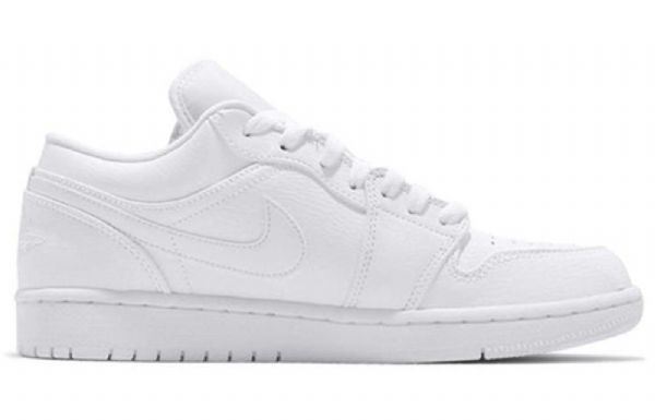 Nike Air Jordan 1 Low Tops Retro Basketball Sko Til Mænd Hvid