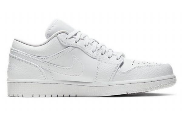 Nike Air Jordan 1 Low Tops Retro Basketball Sko Til Mænd Hvid