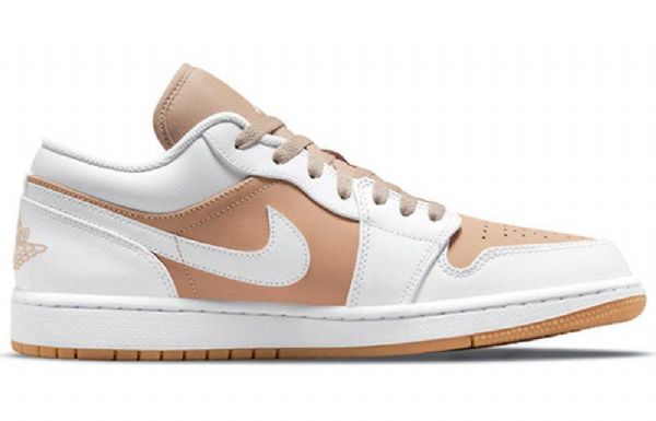 Nike Air Jordan 1 Low Tops Retro Basketball Sko Til Mænd Hvid