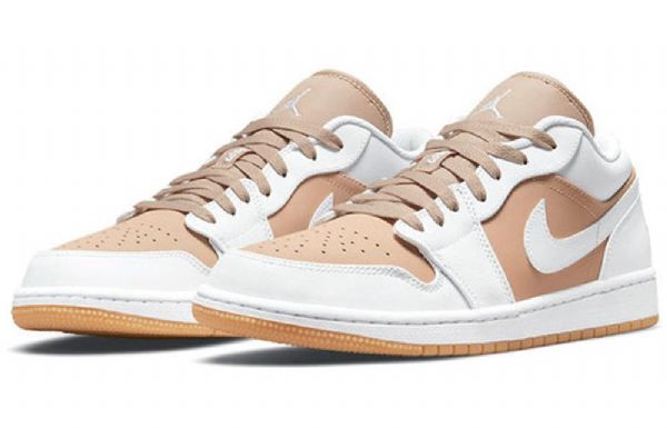 Nike Air Jordan 1 Low Tops Retro Basketball Sko Til Mænd Hvid