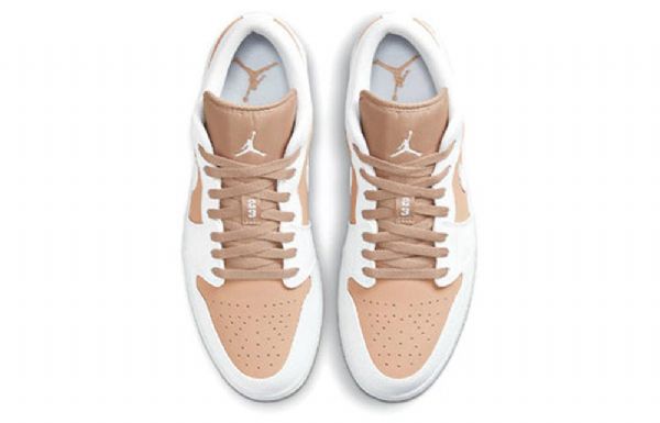 Nike Air Jordan 1 Low Tops Retro Basketball Sko Til Mænd Hvid