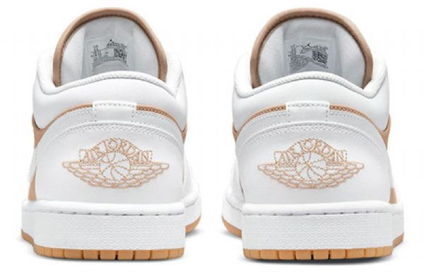 Nike Air Jordan 1 Low Tops Retro Basketball Sko Til Mænd Hvid