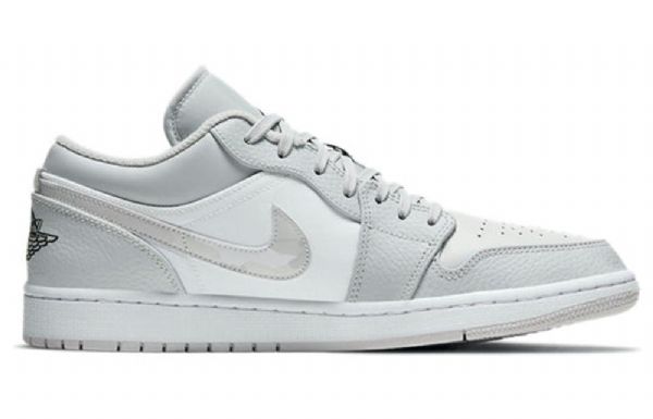Nike Air Jordan 1 Low Tops Retro Basketball Sko Til Mænd Hvid Camouflage