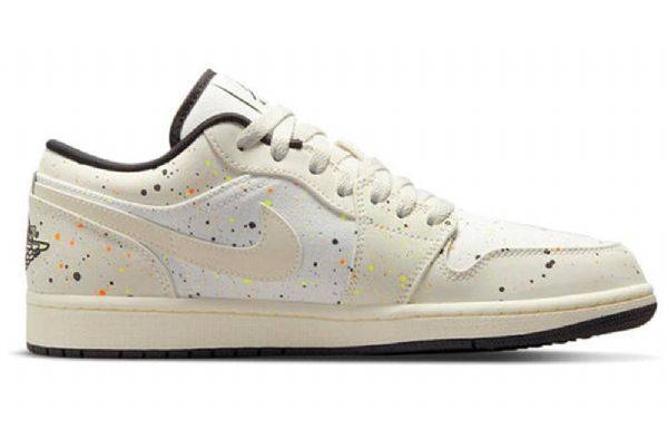 Nike Air Jordan 1 Low Tops Retro Basketball Sko Til Mænd Khaki