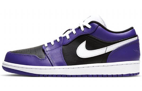 Nike Air Jordan 1 Low Tops Retro Basketball Sko Til Mænd Lilla