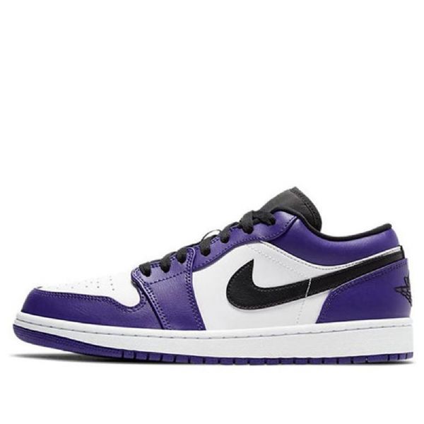 Nike Air Jordan 1 Low Tops Retro Basketball Sko Til Mænd Lilla