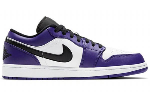 Nike Air Jordan 1 Low Tops Retro Basketball Sko Til Mænd Lilla