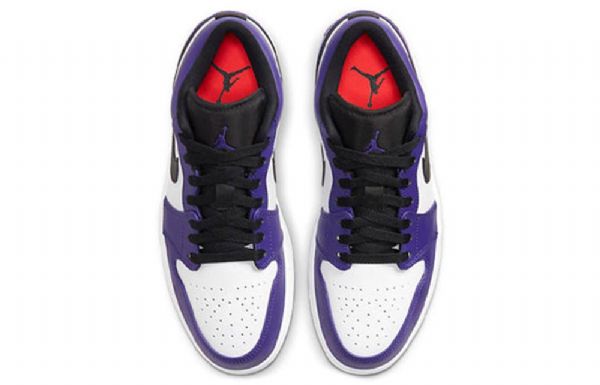 Nike Air Jordan 1 Low Tops Retro Basketball Sko Til Mænd Lilla