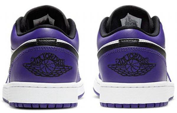 Nike Air Jordan 1 Low Tops Retro Basketball Sko Til Mænd Lilla