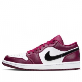 Nike Air Jordan 1 Low Tops Retro Basketball Sko Til Mænd Rød