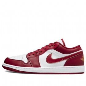 Nike Air Jordan 1 Low Tops Retro Basketball Sko Til Mænd Rød