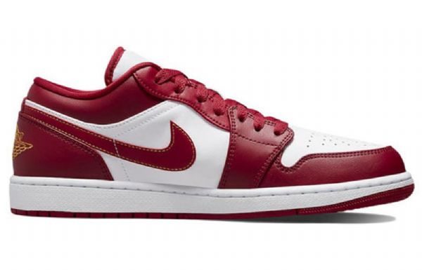 Nike Air Jordan 1 Low Tops Retro Basketball Sko Til Mænd Rød