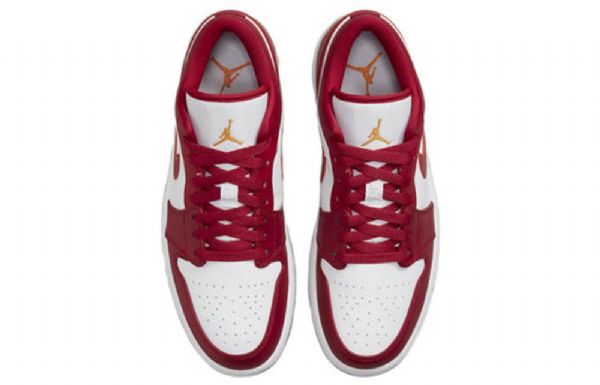 Nike Air Jordan 1 Low Tops Retro Basketball Sko Til Mænd Rød