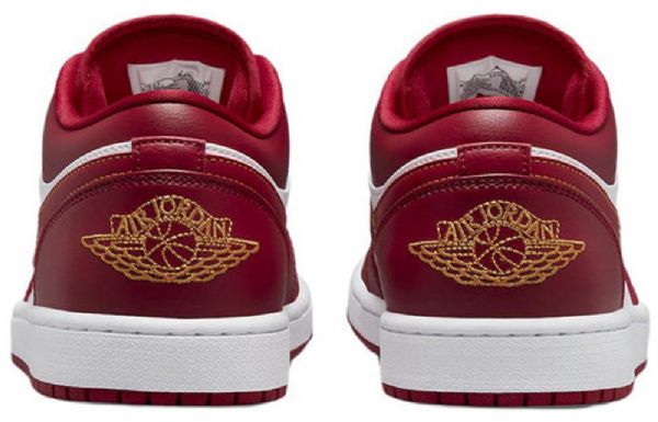Nike Air Jordan 1 Low Tops Retro Basketball Sko Til Mænd Rød