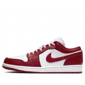 Nike Air Jordan 1 Low Tops Retro Basketball Sko Til Mænd Rød