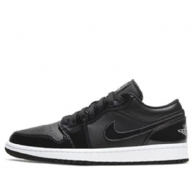 Nike Air Jordan 1 Low Tops Retro Basketball Sko Til Mænd Sort