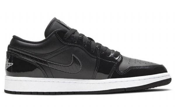 Nike Air Jordan 1 Low Tops Retro Basketball Sko Til Mænd Sort