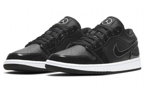 Nike Air Jordan 1 Low Tops Retro Basketball Sko Til Mænd Sort