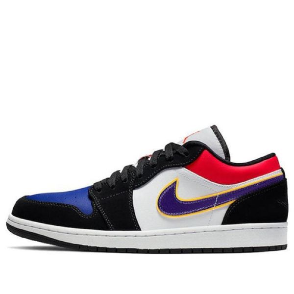 Nike Air Jordan 1 Low Tops Retro Basketball Sko Til Mænd Sort