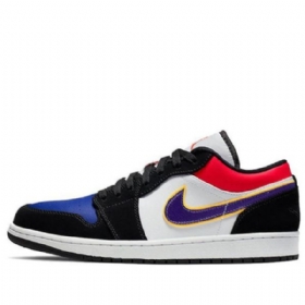 Nike Air Jordan 1 Low Tops Retro Basketball Sko Til Mænd Sort