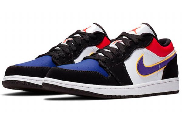 Nike Air Jordan 1 Low Tops Retro Basketball Sko Til Mænd Sort