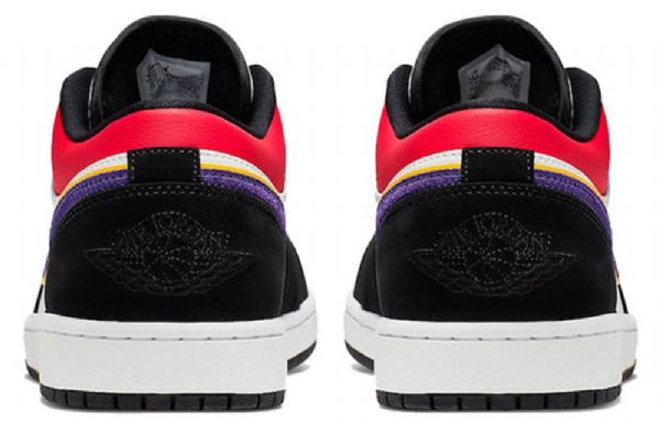 Nike Air Jordan 1 Low Tops Retro Basketball Sko Til Mænd Sort