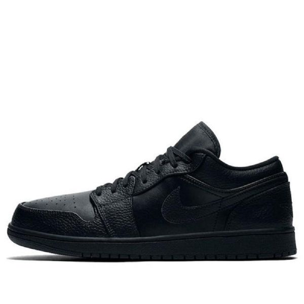 Nike Air Jordan 1 Low Tops Retro Basketball Sko Til Mænd Sort