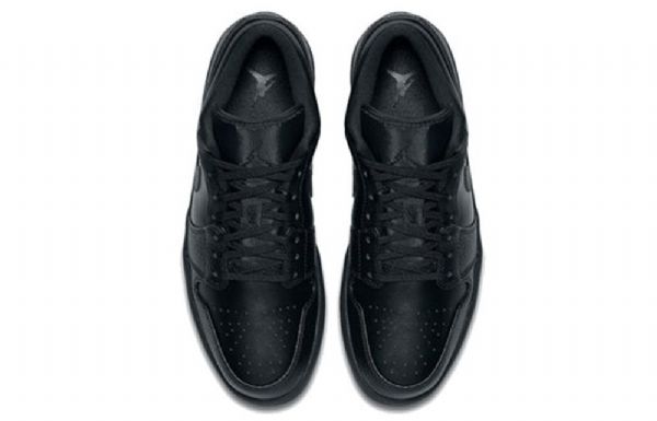 Nike Air Jordan 1 Low Tops Retro Basketball Sko Til Mænd Sort