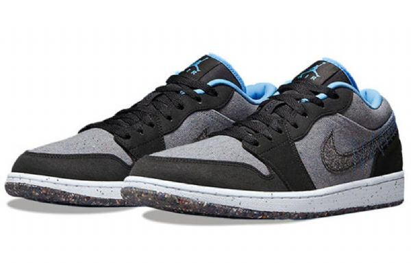 Nike Air Jordan 1 Low Tops Retro Basketball Sko Til Mænd Sort