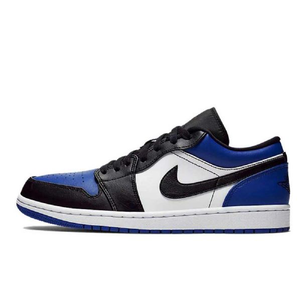 Nike Air Jordan 1 Low Tops Royal Toe Sko Til Mænd Blå Sort
