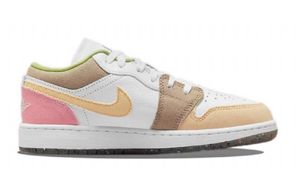 Nike Air Jordan 1 Low Tops Se Gs Retro Basketball Sko Til Mænd Flerfarvet