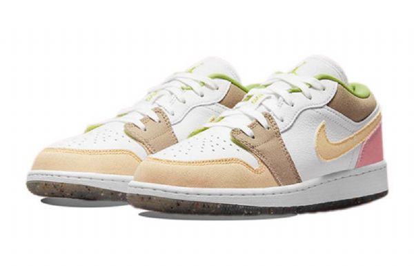 Nike Air Jordan 1 Low Tops Se Gs Retro Basketball Sko Til Mænd Flerfarvet