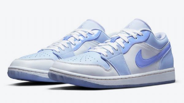 Nike Air Jordan 1 Low Tops Se Mighty Swooshers Sko Til Mænd Blå