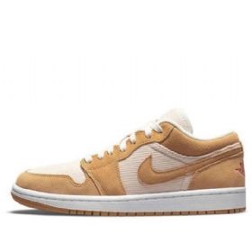 Nike Air Jordan 1 Low Tops Se Retro Basketball Sko Til Damer Brun