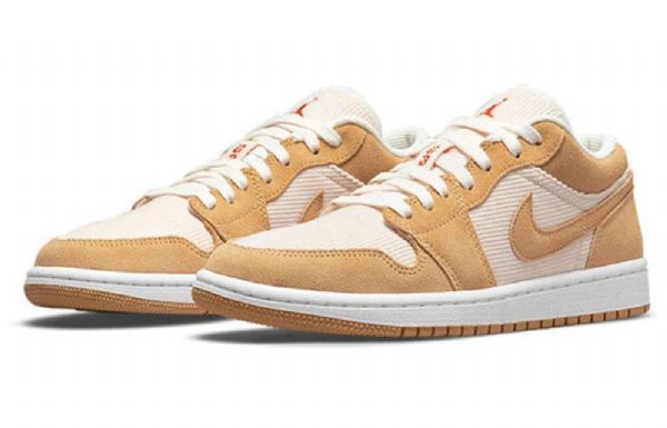 Nike Air Jordan 1 Low Tops Se Retro Basketball Sko Til Damer Brun