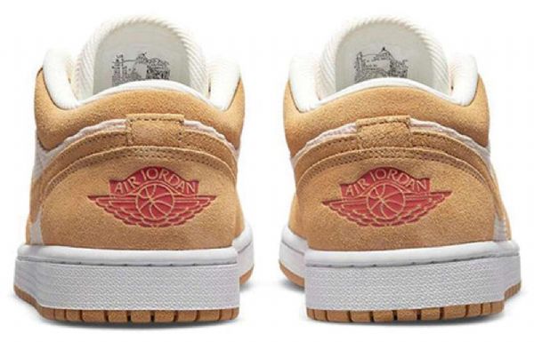 Nike Air Jordan 1 Low Tops Se Retro Basketball Sko Til Damer Brun