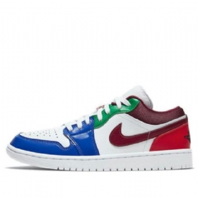 Nike Air Jordan 1 Low Tops Se Retro Basketball Sko Til Damer Flerfarvet