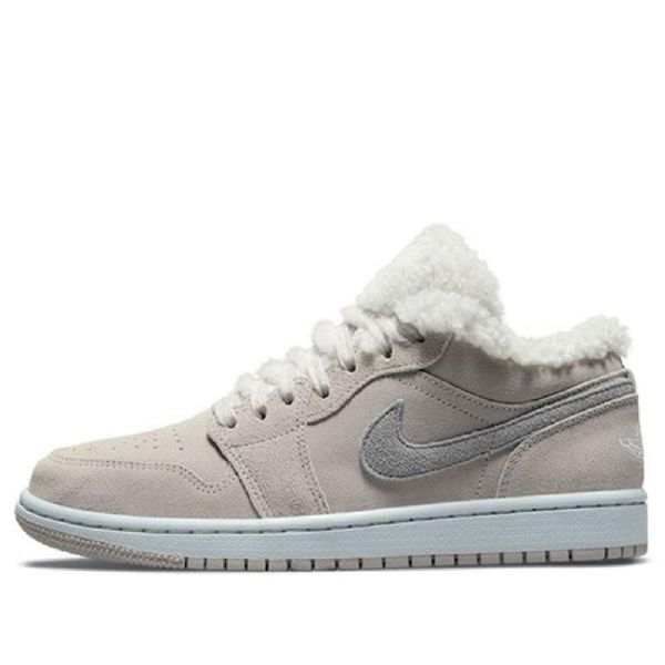 Nike Air Jordan 1 Low Tops Se Retro Basketball Sko Til Damer Grå