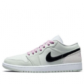 Nike Air Jordan 1 Low Tops Se Retro Basketball Sko Til Damer Grøn