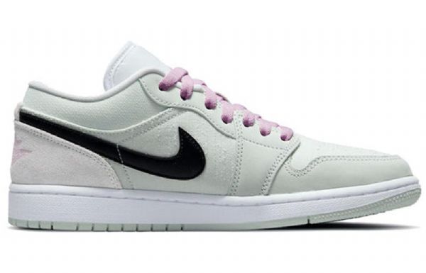 Nike Air Jordan 1 Low Tops Se Retro Basketball Sko Til Damer Grøn