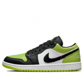 Nike Air Jordan 1 Low Tops Se Retro Basketball Sko Til Damer Grøn