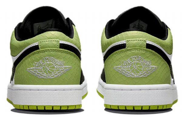 Nike Air Jordan 1 Low Tops Se Retro Basketball Sko Til Damer Grøn