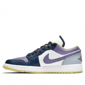 Nike Air Jordan 1 Low Tops Se Retro Basketball Sko Til Damer Lilla