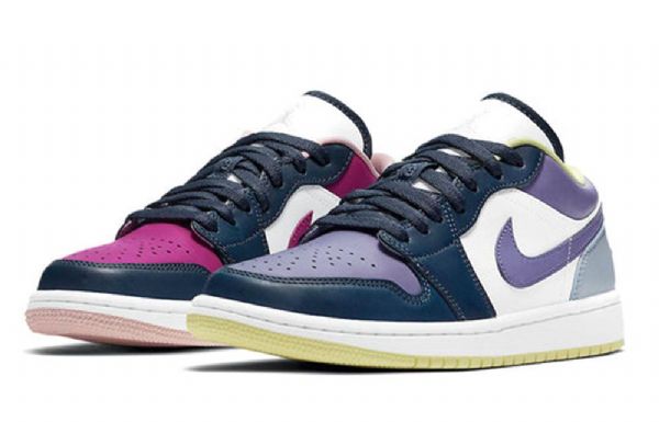 Nike Air Jordan 1 Low Tops Se Retro Basketball Sko Til Damer Lilla